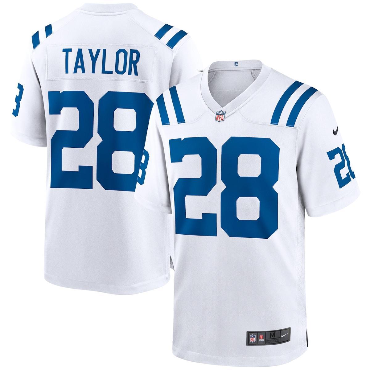 Men's Nike Jonathan Taylor White Indianapolis Colts Game Jersey, Size: XL Product Image