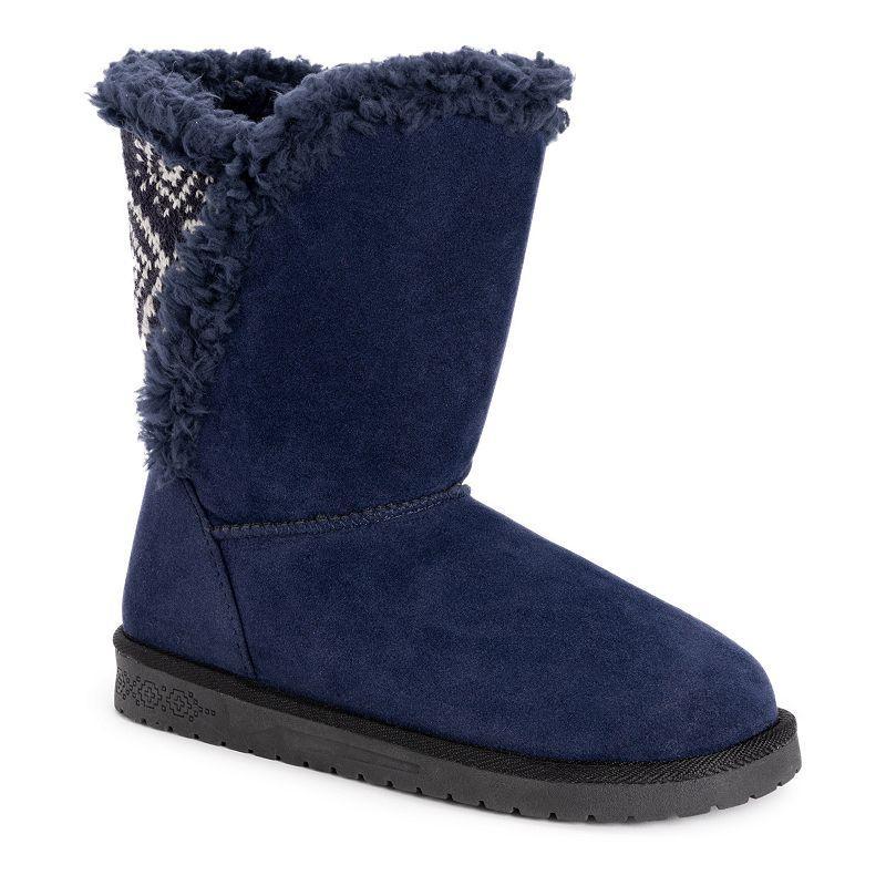 MUK LUKS Carey Boots Red) Women's Shoes Product Image