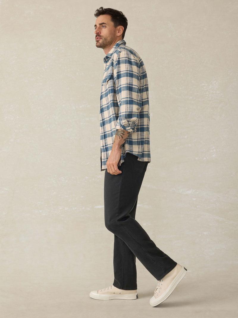 Stretch Terry 5-Pocket Pant - Onyx Black Product Image
