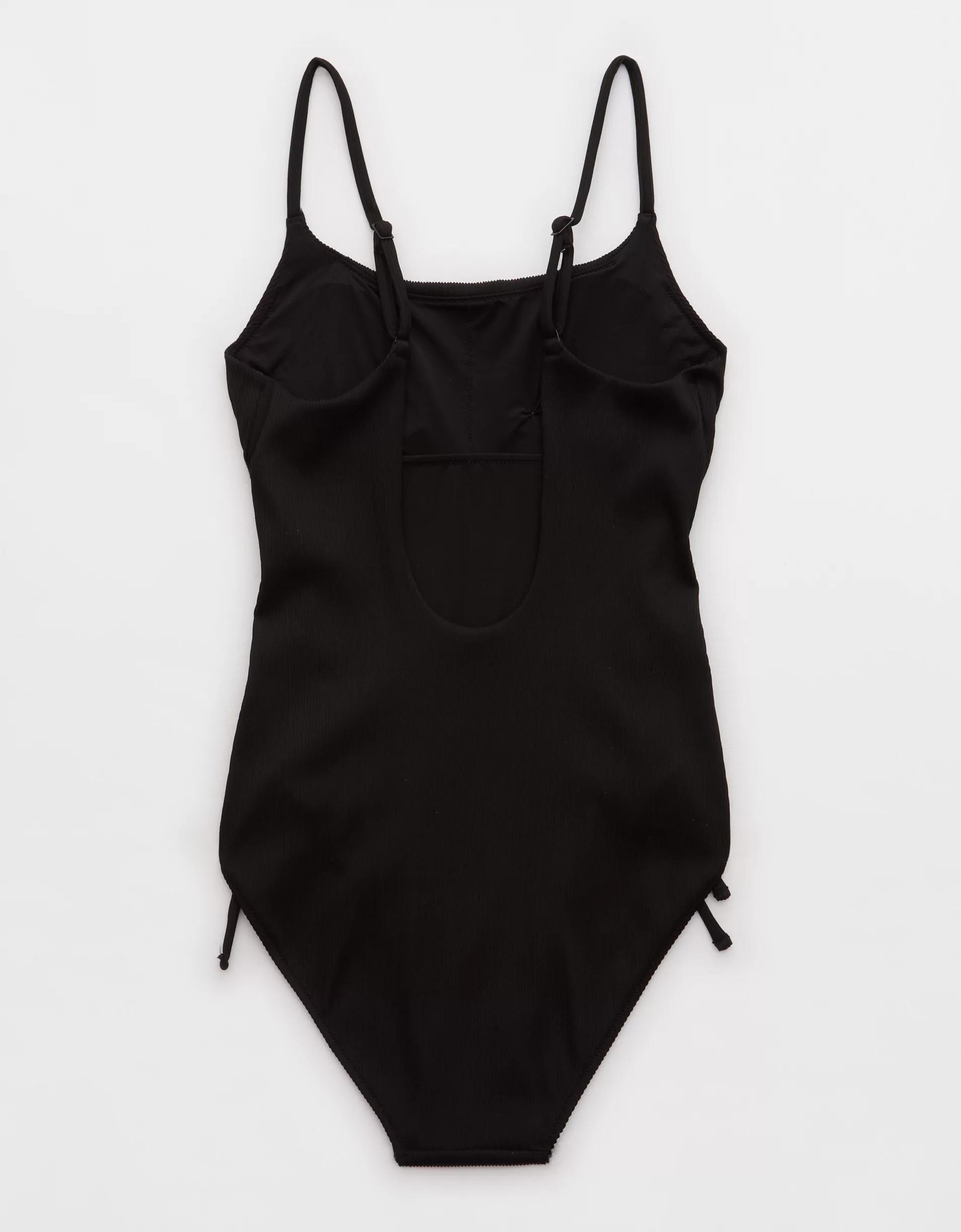 Aerie Ribbed Scoop One Piece Swimsuit Product Image