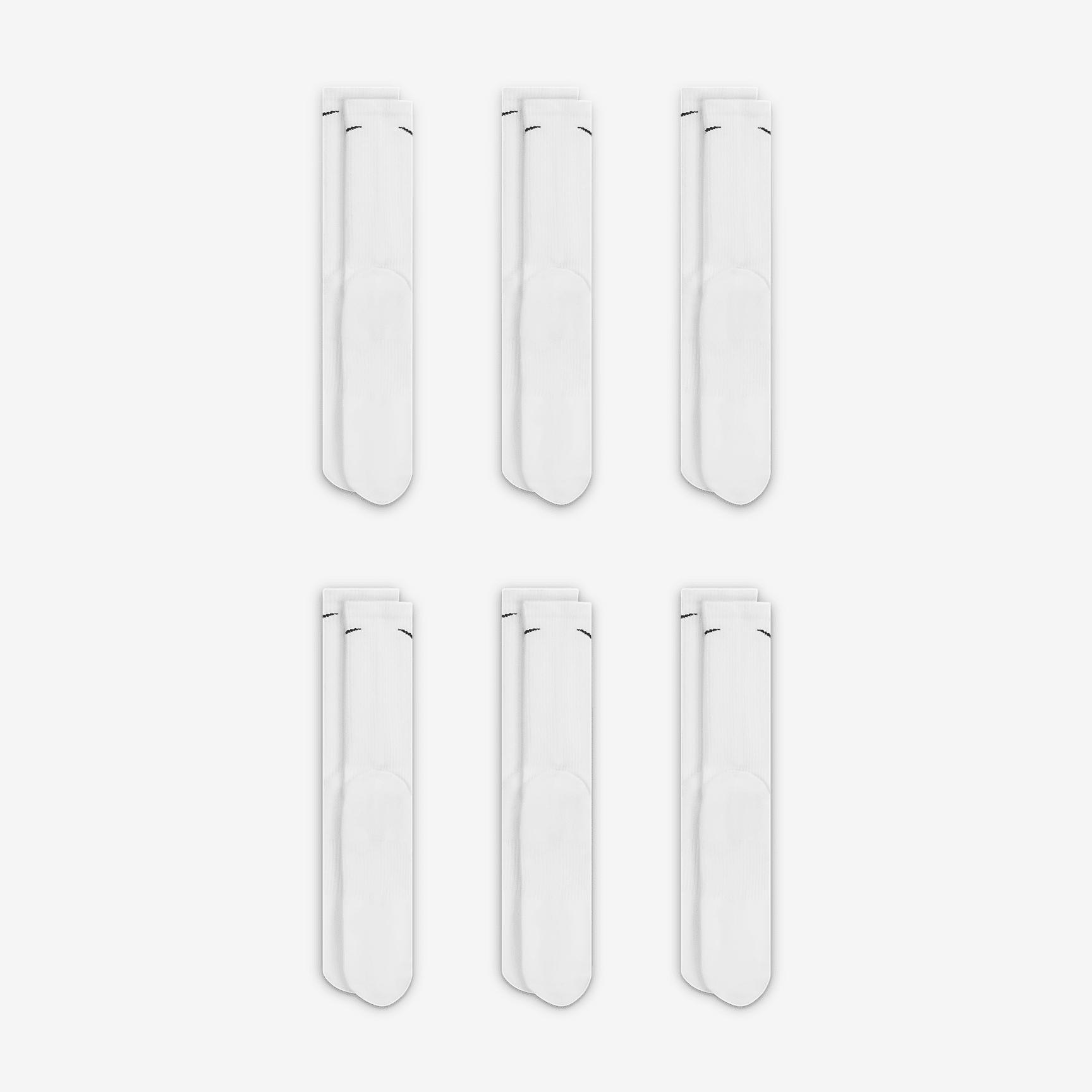Nike Men's Everyday Plus Cushioned Training Crew Socks (6 Pairs) Product Image