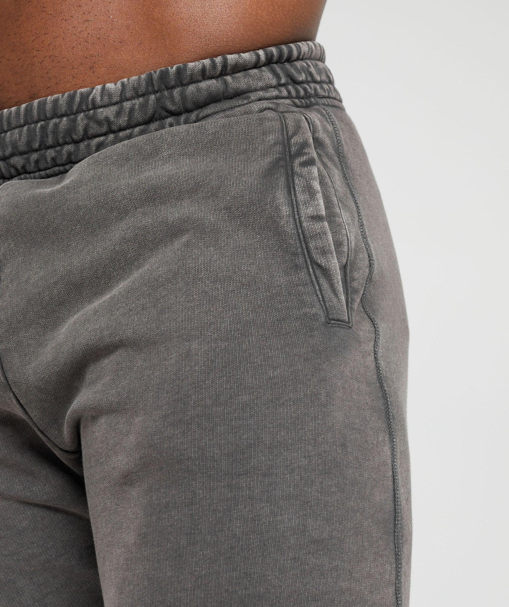 Gymshark Heritage Joggers - Onyx Grey Male Product Image
