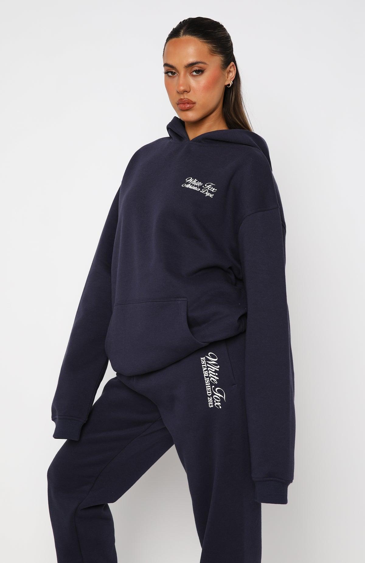 Athletics Department Oversized Hoodie Navy Product Image