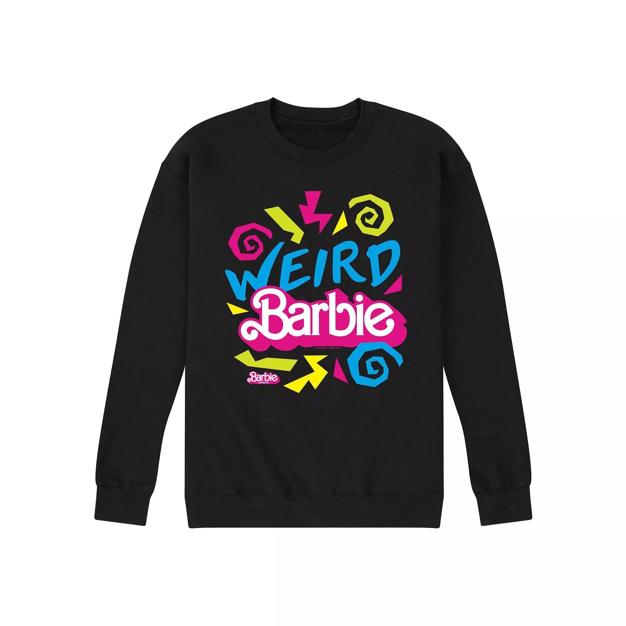 Mens Barbie The Movie Weird Barbie Fleece Sweatshirt Product Image