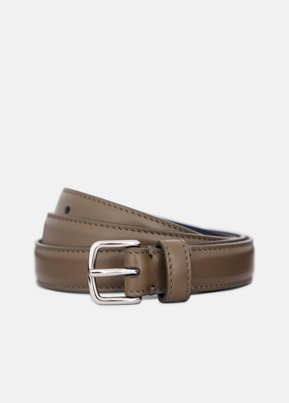 Women’s 20mm Stitched Leather Belt Product Image