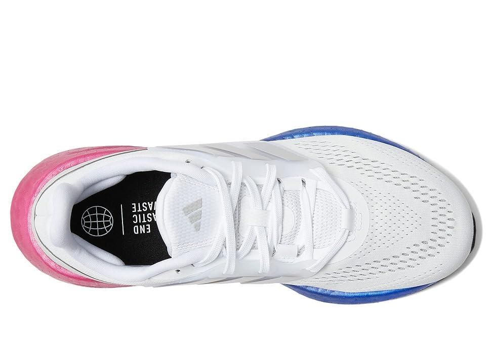 adidas Running Pureboost 22 White/Carbon) Women's Shoes Product Image