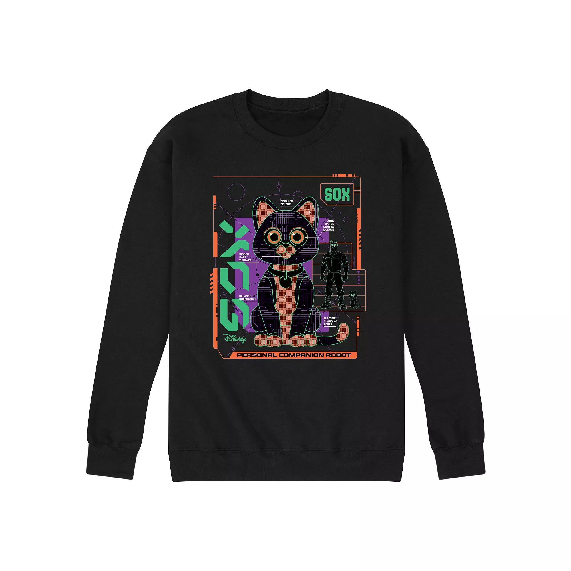 Disney / Pixars Lightyear Sox Mens Fleece Sweatshirt Product Image