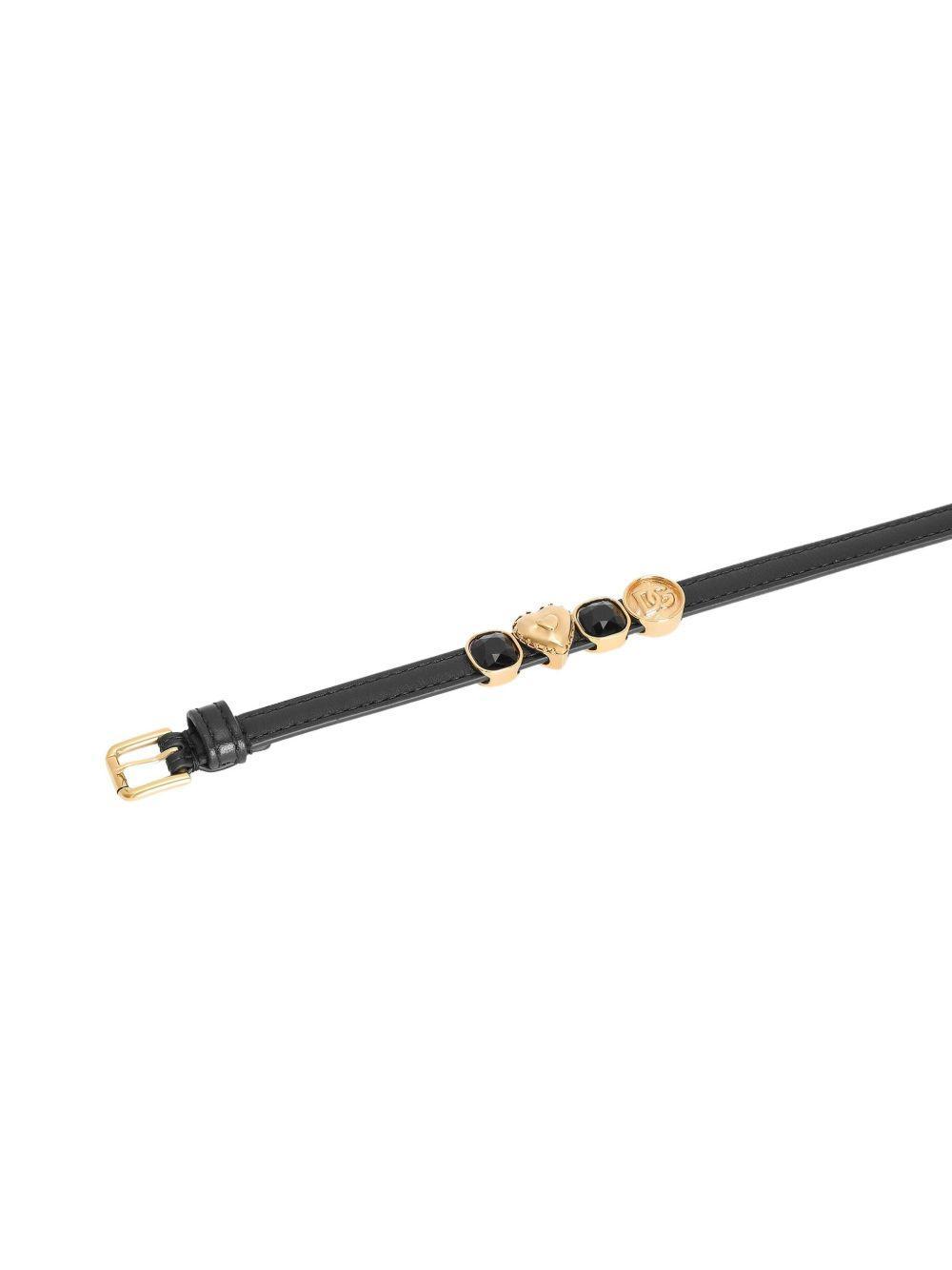embellished leather choker Product Image