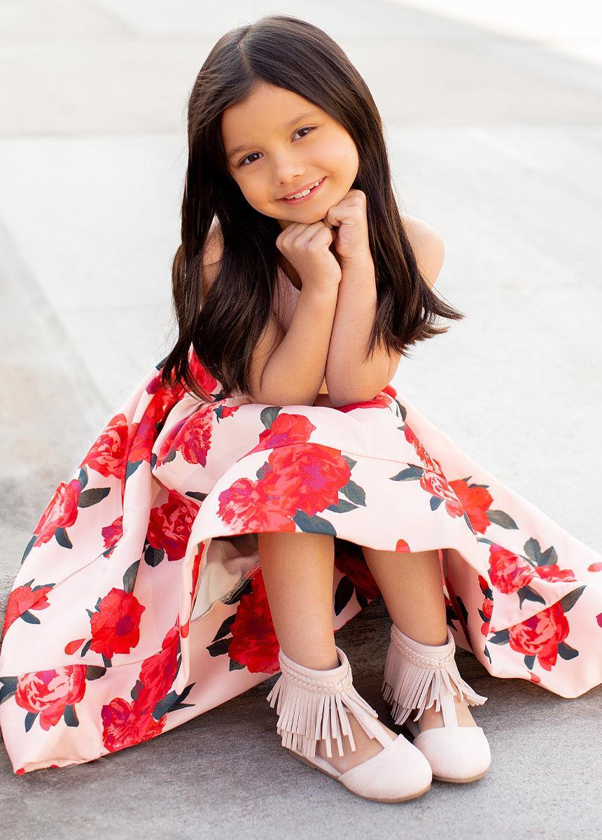 Pearl Dress in Shell Floral Girls Product Image