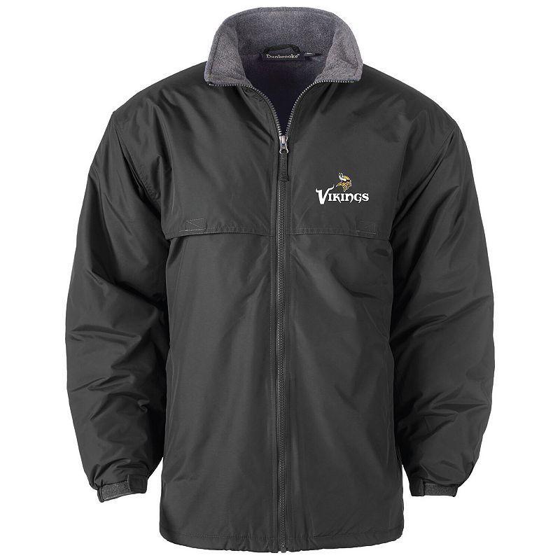Men's Dunbrooke Black Minnesota Vikings Triumph Fleece Full-Zip Jacket, Size: Small Product Image