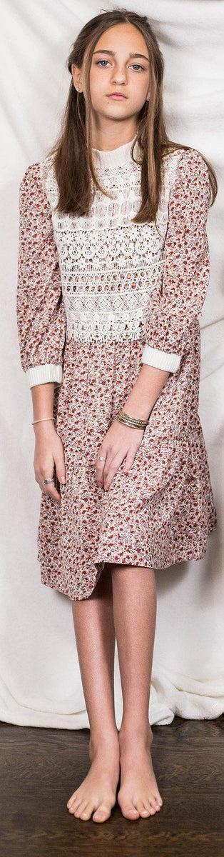 Meme Teens Floral Print Dress Product Image