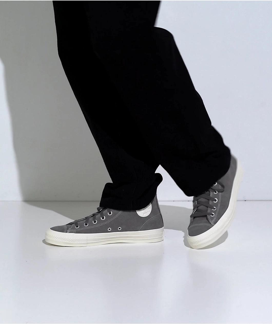 Converse Chuck Taylor All Star Pro Hi Origin Story & Egret Suede Skate Shoes Product Image