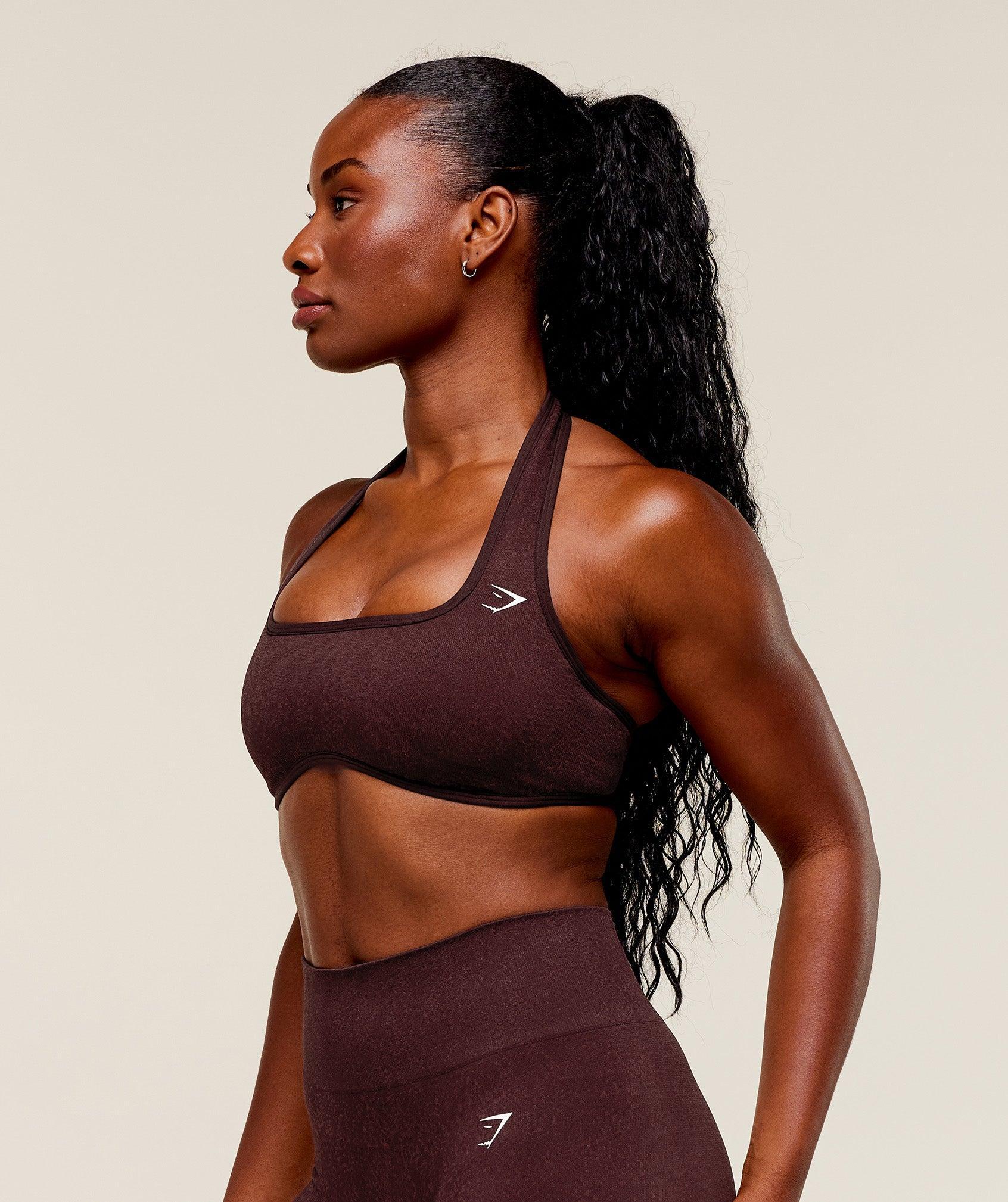 Adapt Fleck x Whitney Halterneck Sports Bra Product Image