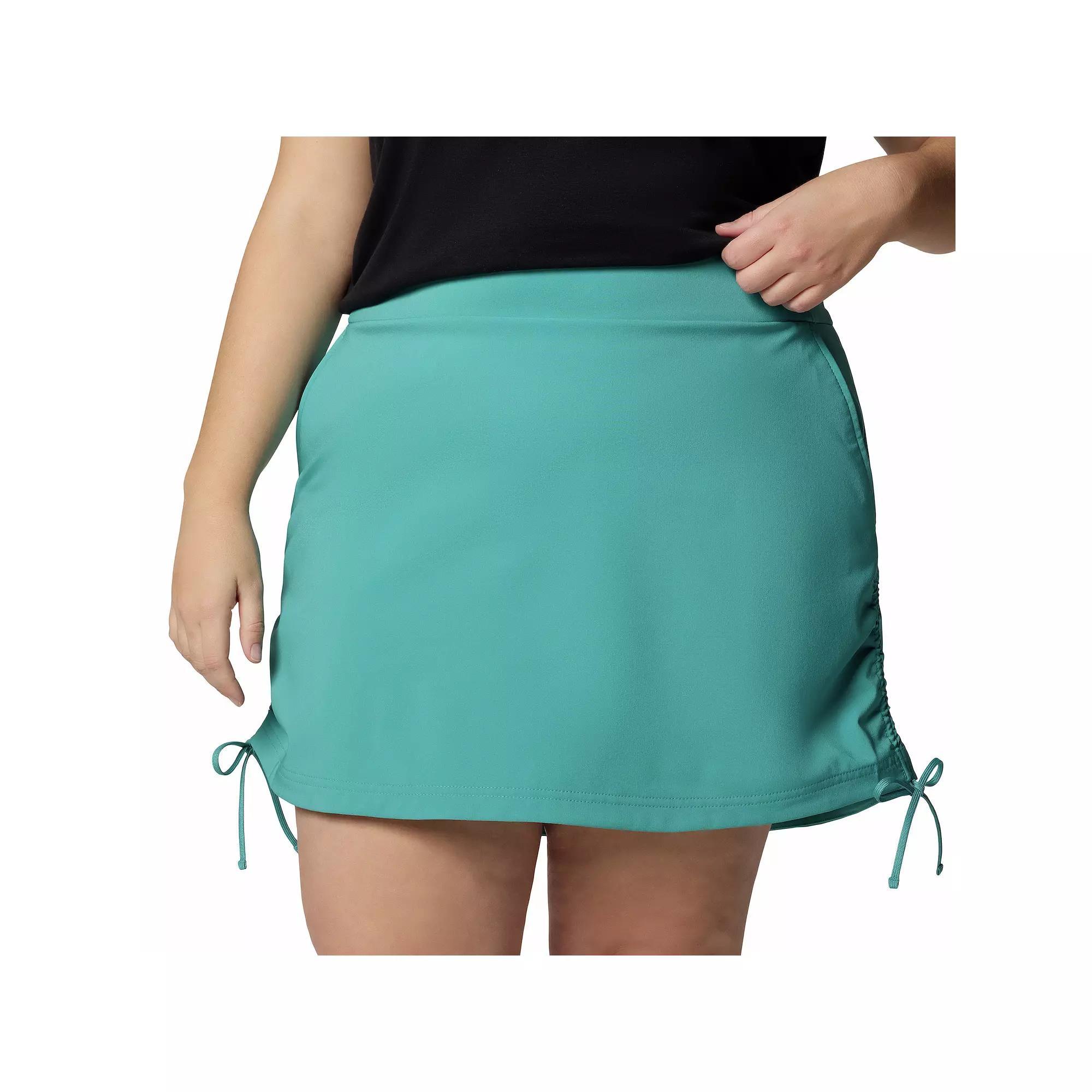 Women's Columbia All Seasons Ruched Seams Skort, Size: 1XL, Blue Product Image
