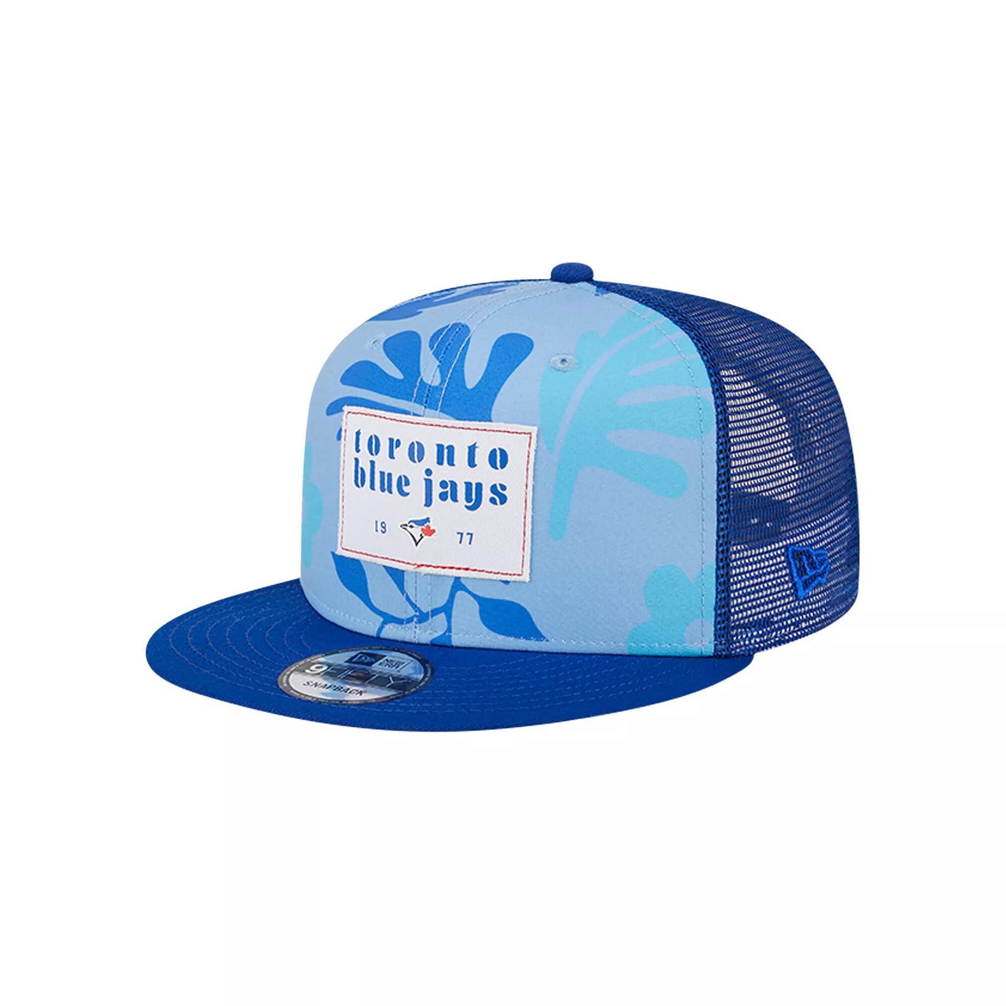 Mens New Era Royal Toronto Blue Jays Bikini Bottom Trucker 9FIFTY Snapback Hat Product Image
