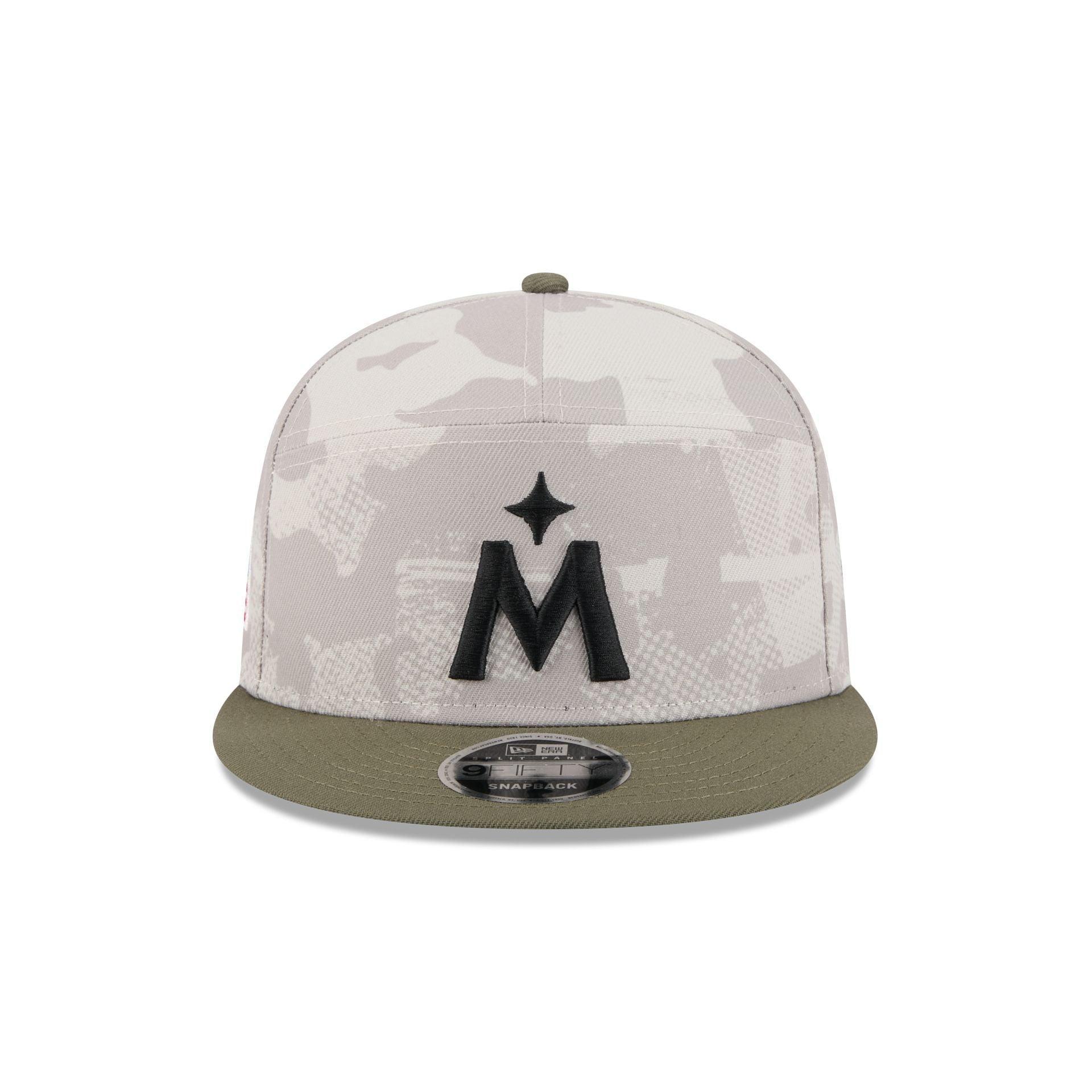 Minnesota Twins Armed Forces Day 2025 Split Panel 9FIFTY Snapback Hat Male Product Image
