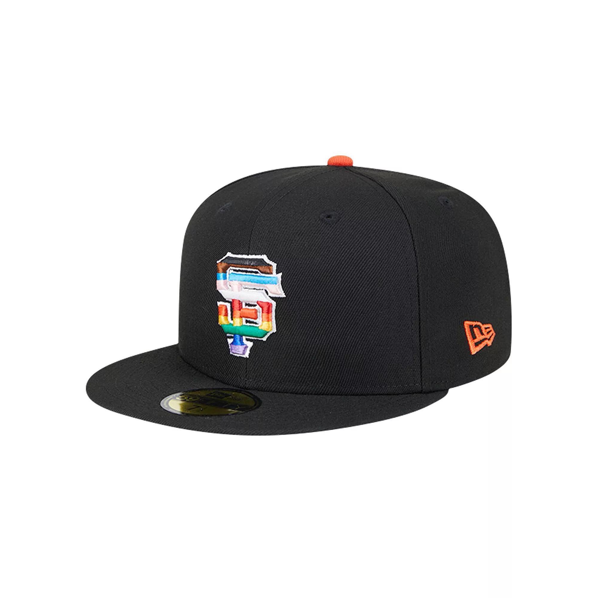 Men's New Era Black San Francisco Giants 2024 Pride On Field 59FIFTY Fitted Hat, Size: 7 3/4 Product Image