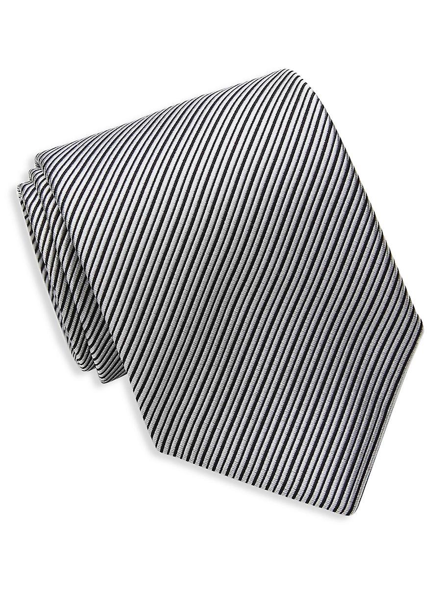David Donahue Corded Weave Silk Tie Product Image