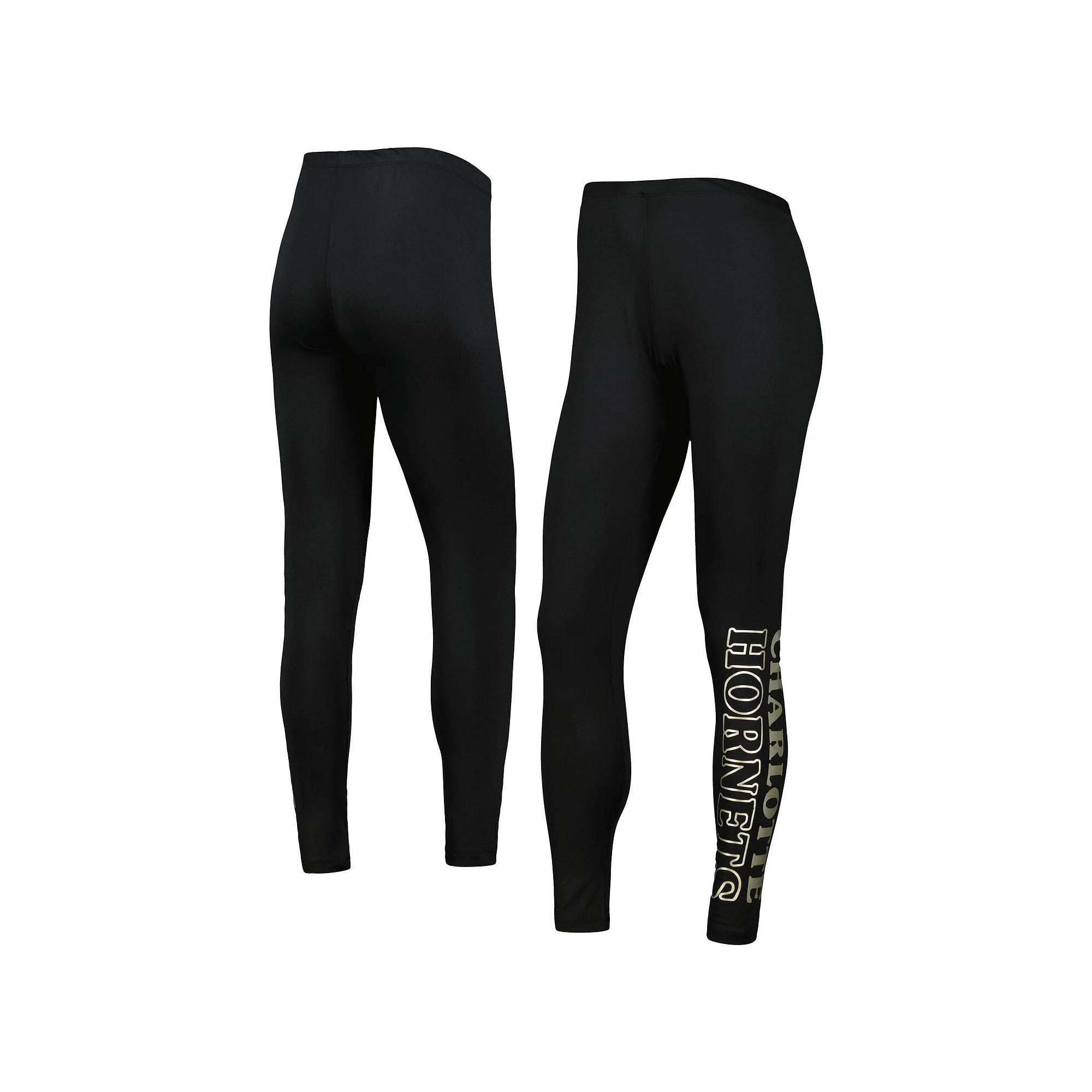 Women's G-III 4Her by Carl Banks Black Charlotte Hornets Stadium Leggings, Size: Medium, Chr Black Product Image