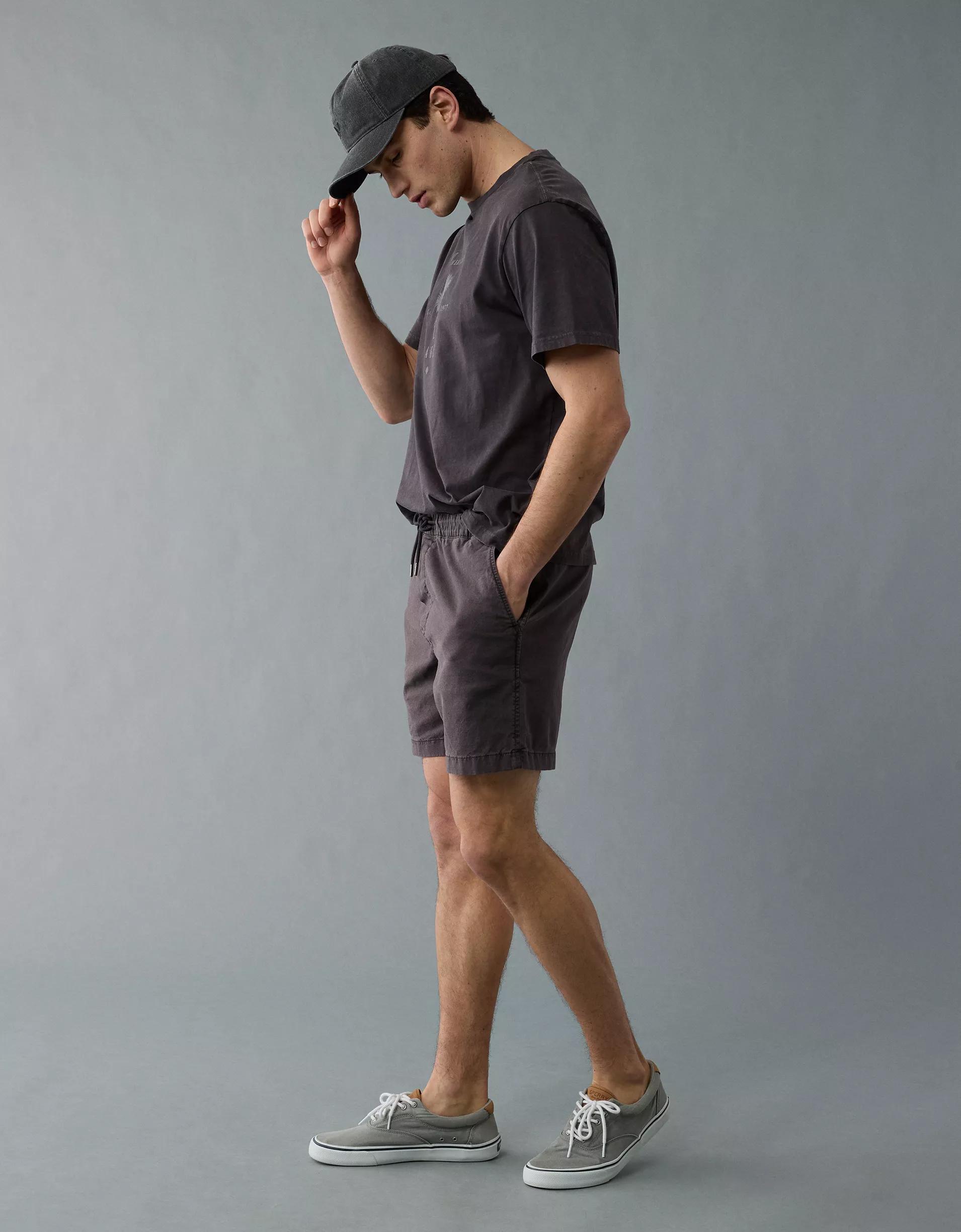 AE 7" Flex Linen-Blend Trekker Short Product Image