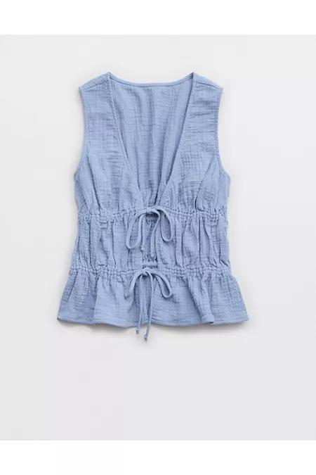 Aerie Tie Front Tank Top Women's Product Image
