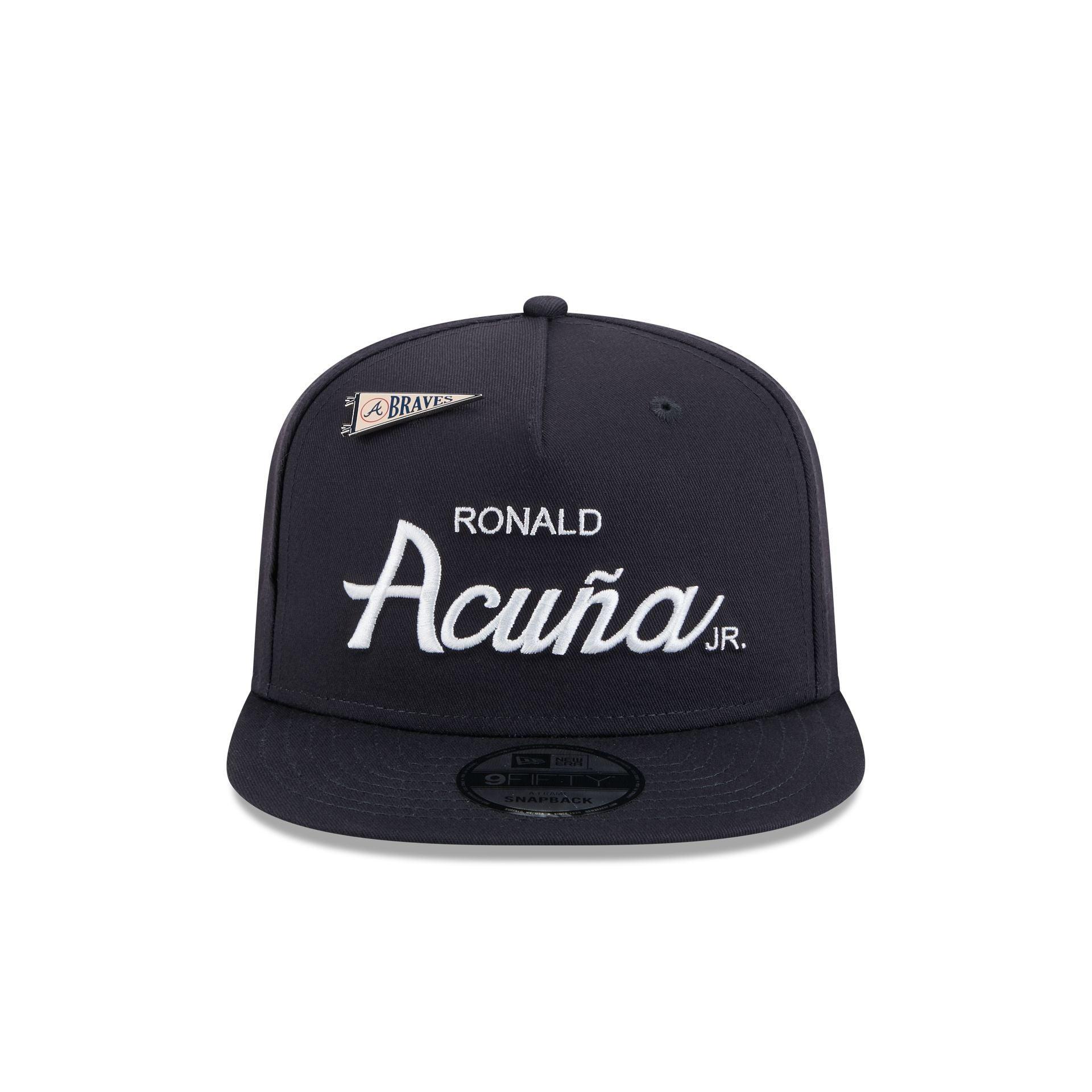 Atlanta Braves Ronald Acuña Jr. 9FIFTY A-Frame Snapback Hat Male Product Image