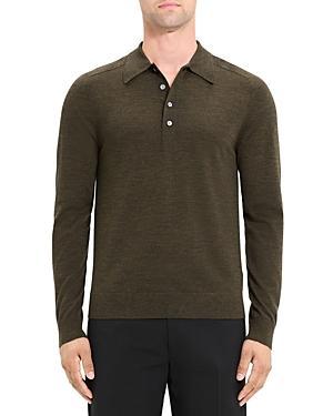 Mens Wool Polo Sweater Product Image