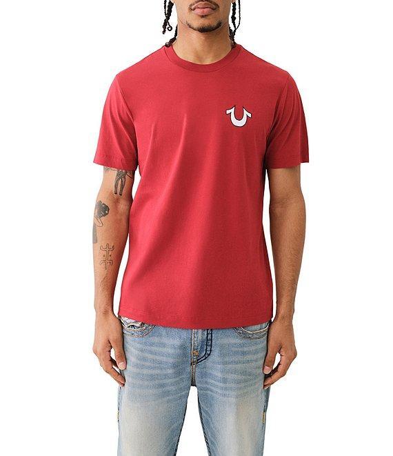 True Religion Arch Buddha Vintage Flock Graphic T-Shirt Product Image