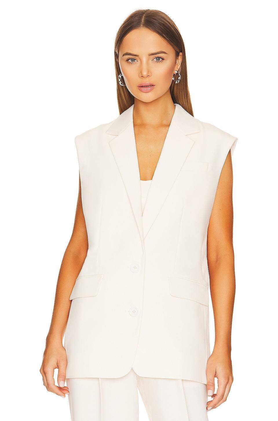 Irena Sleeveless Tailored Blazer Shona Joy Product Image
