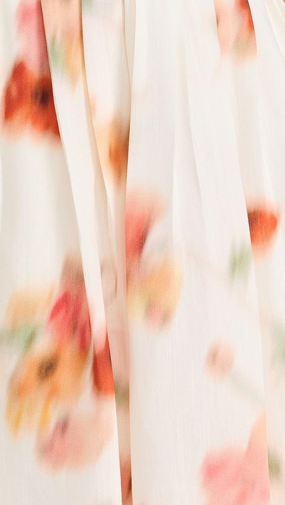 Vince Poppy Blur Gathered Easy Skirt | Shopbop Product Image