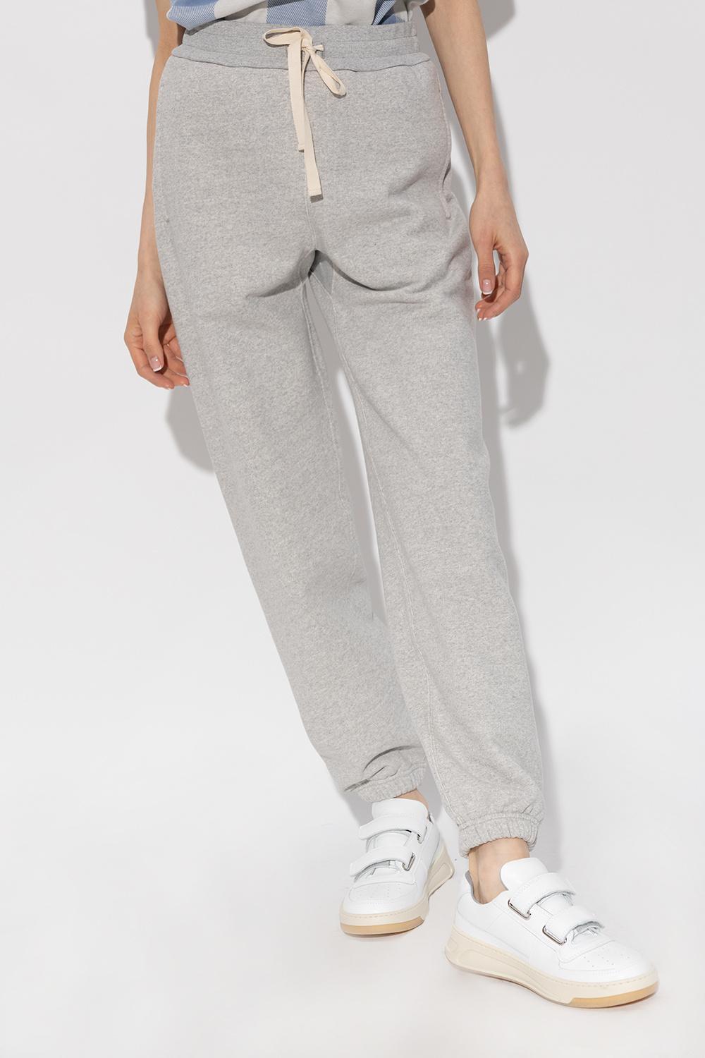 JIL SANDER Jersey Drawstring-waist Sweatpants In Gray Product Image