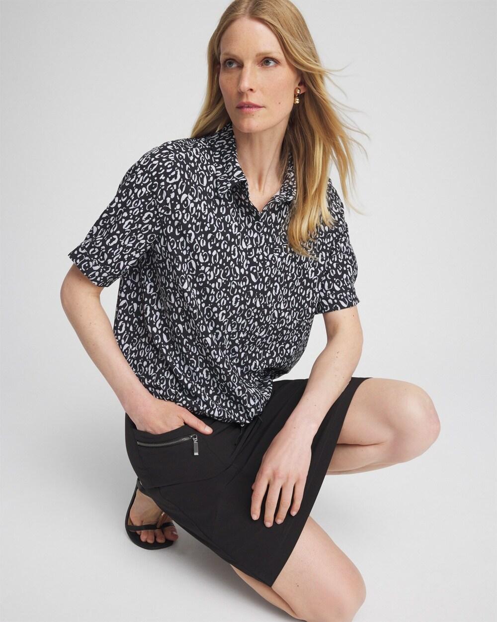Zenergy® UPF Animal Print Bungee Shirt Product Image