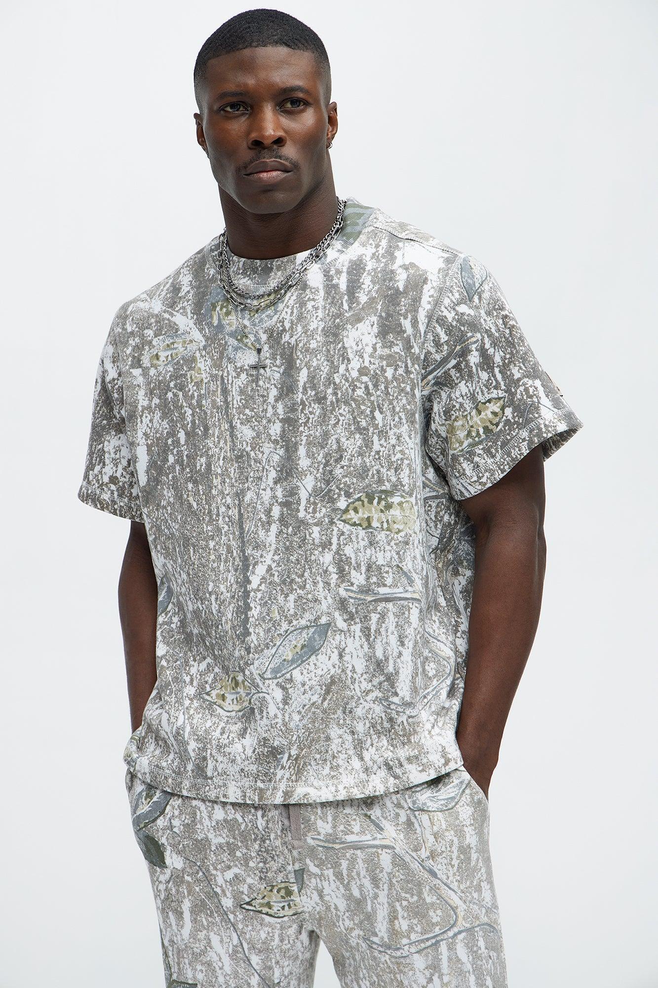 Wilderness Camo Short Sleeve Fleece Top - Camouflage Product Image