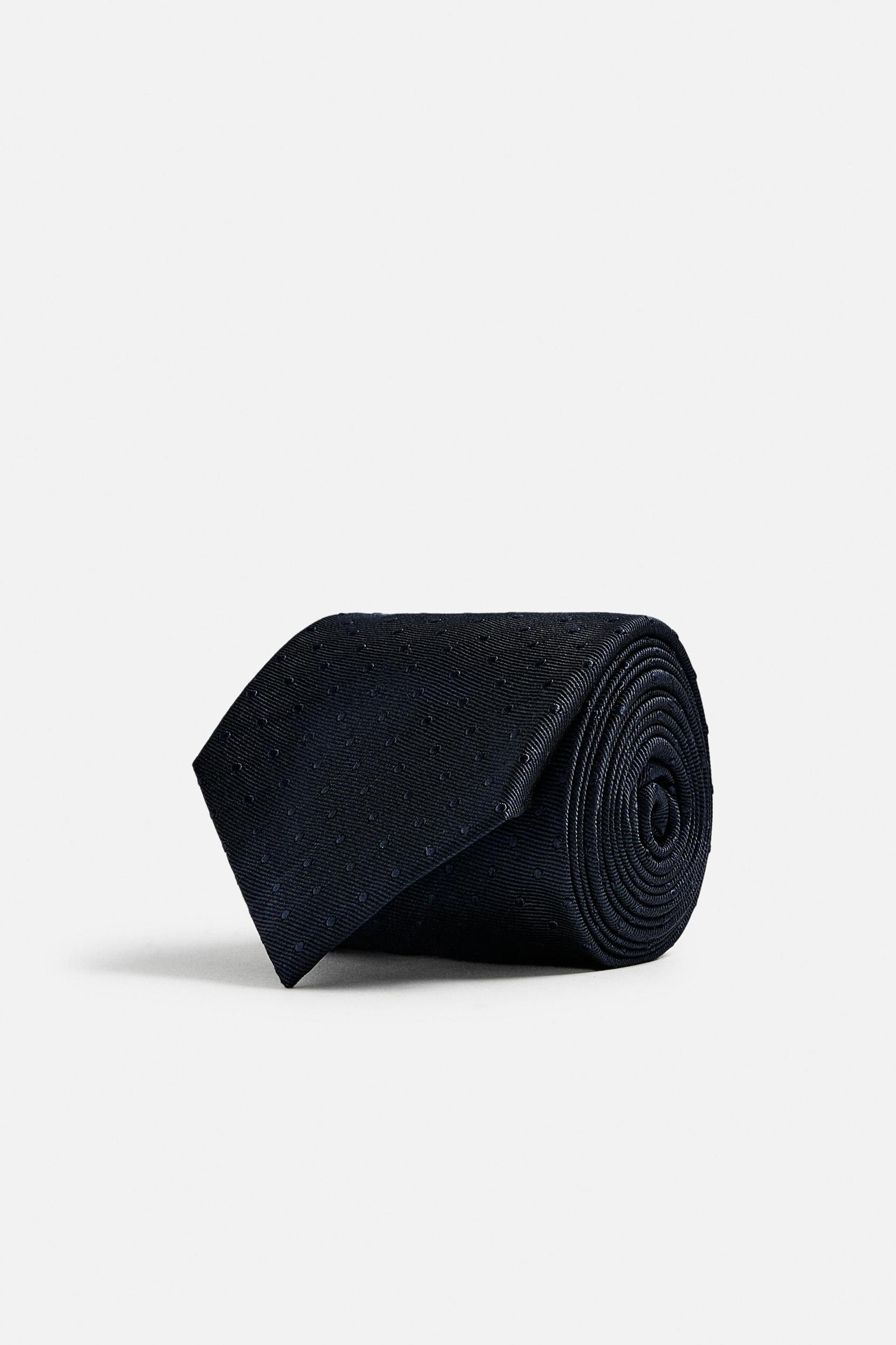 100% SILK POLKA DOT TIE Product Image