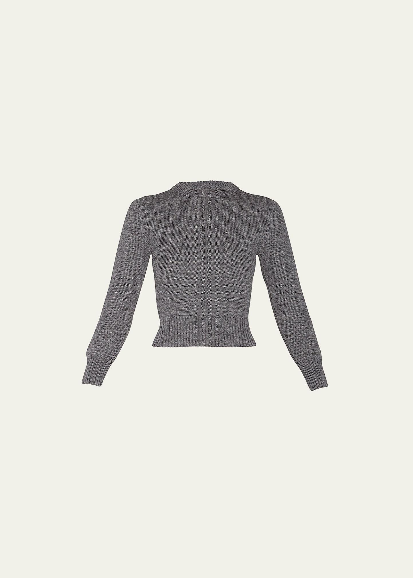 Womens Fitted Wool Sweater Product Image