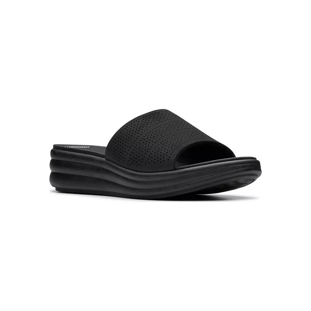 Clarks® Drift Twist Women's Sandals, Size: 8 Medium, Black Product Image