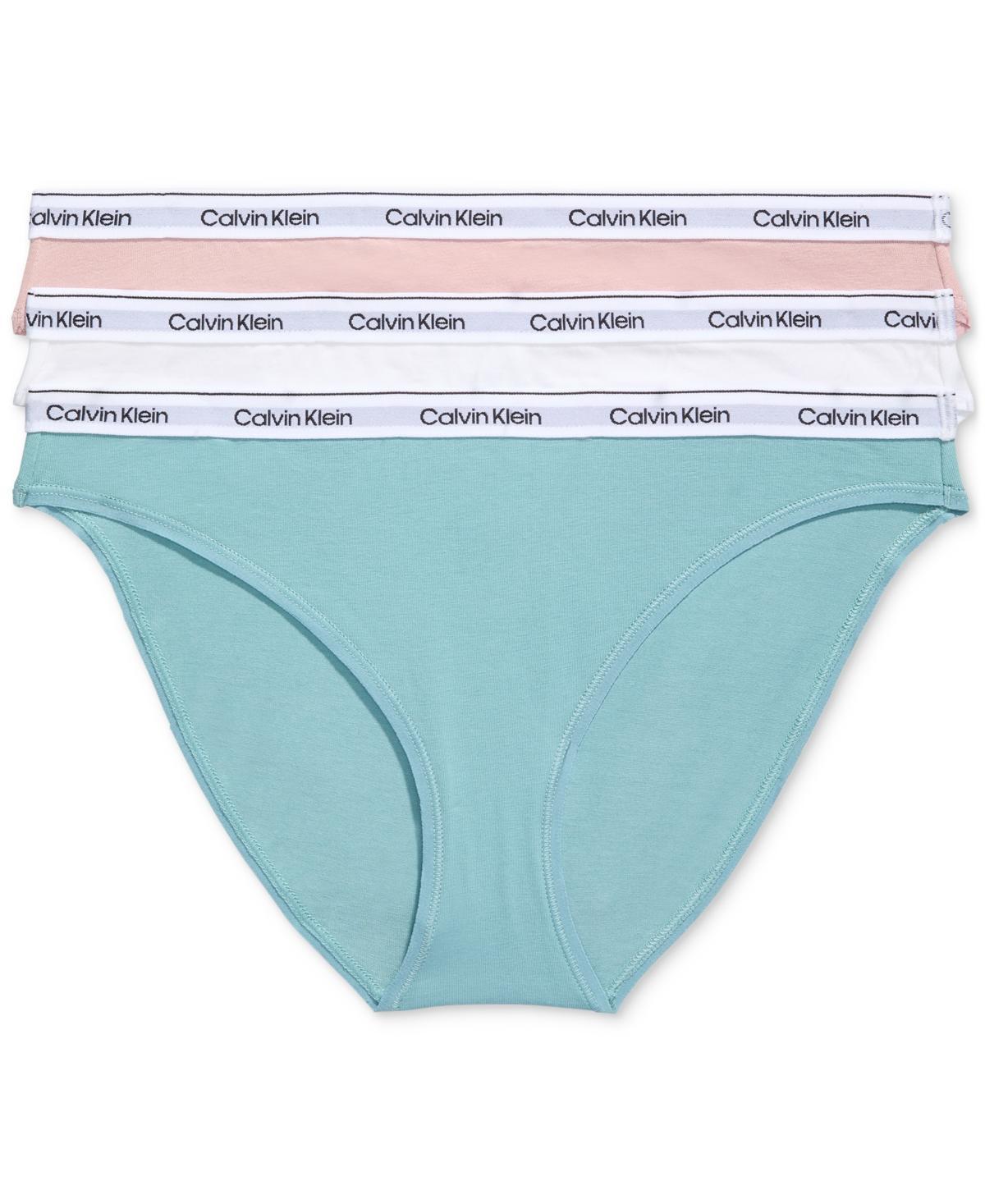 Calvin Klein Women's Modern Logo 3-Pack Bikini - Multi - S Product Image