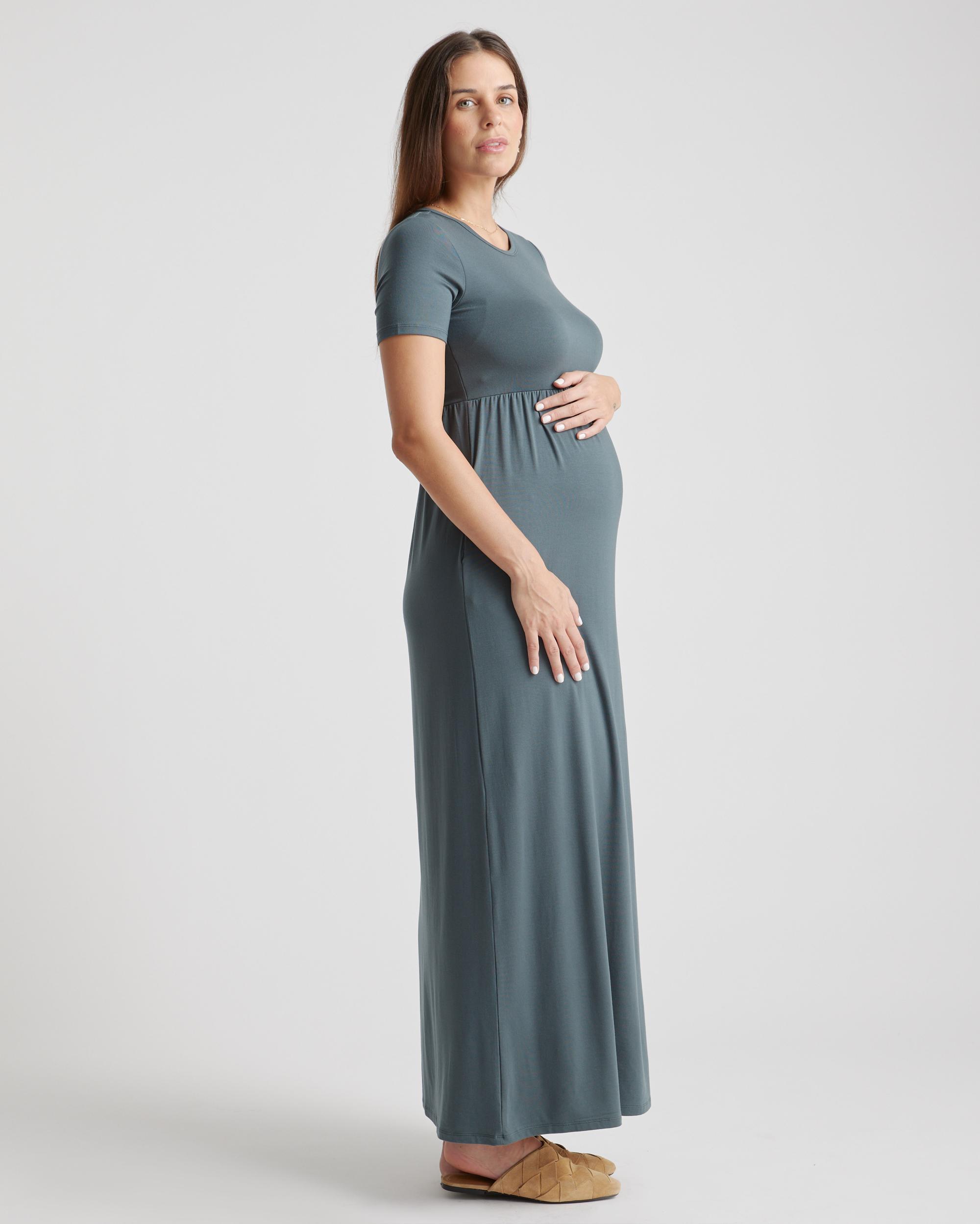 Quince | Women's Tencel Jersey Maternity Maxi Dress Product Image