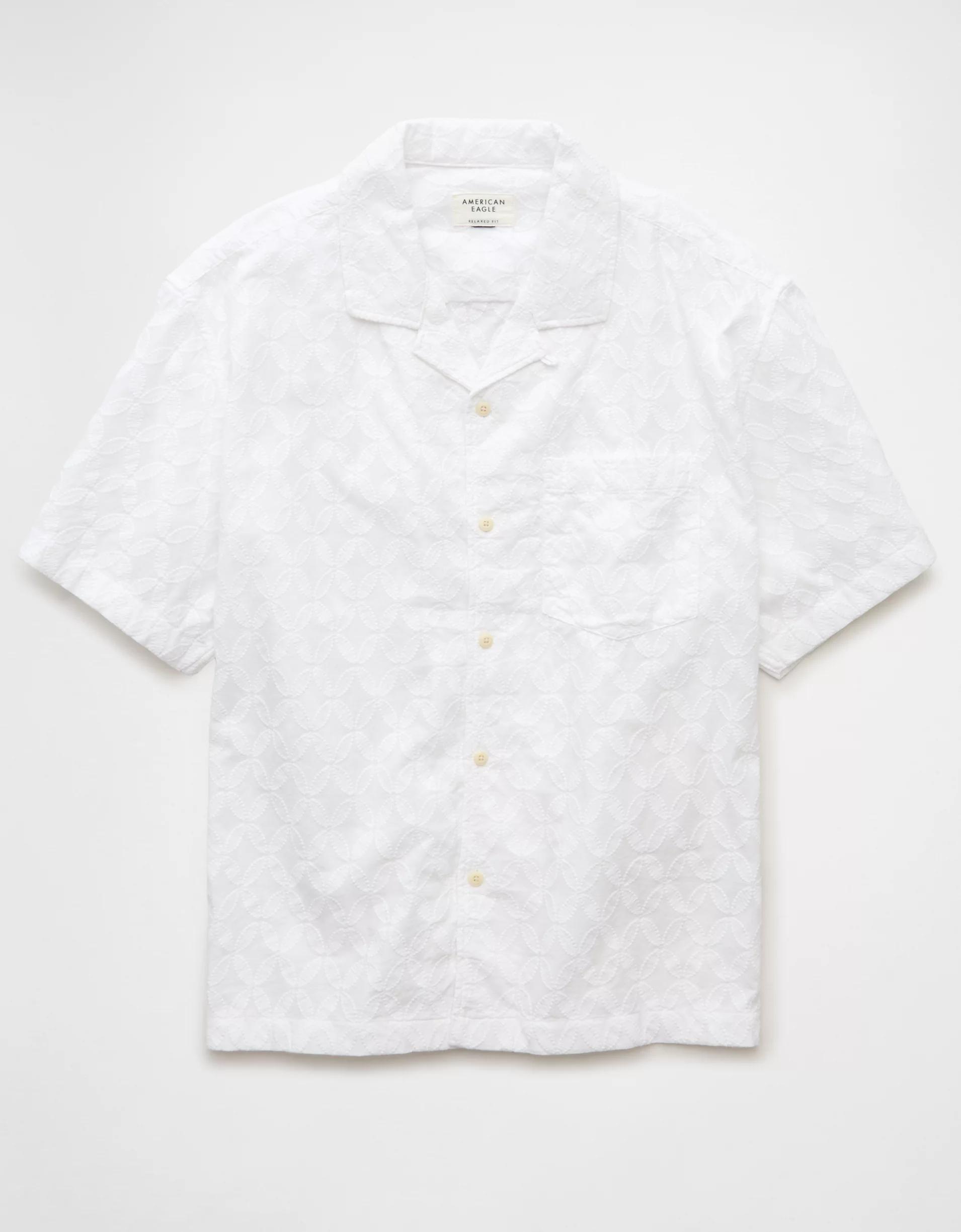 AE Poolside Button-Up Shirt Product Image