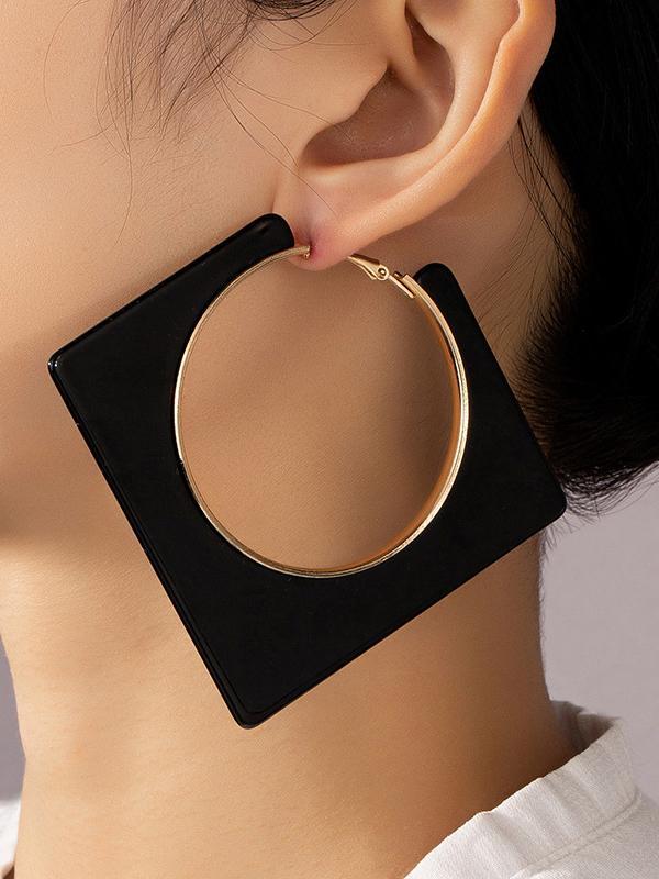 Normcore Geometric Drop Earrings Product Image