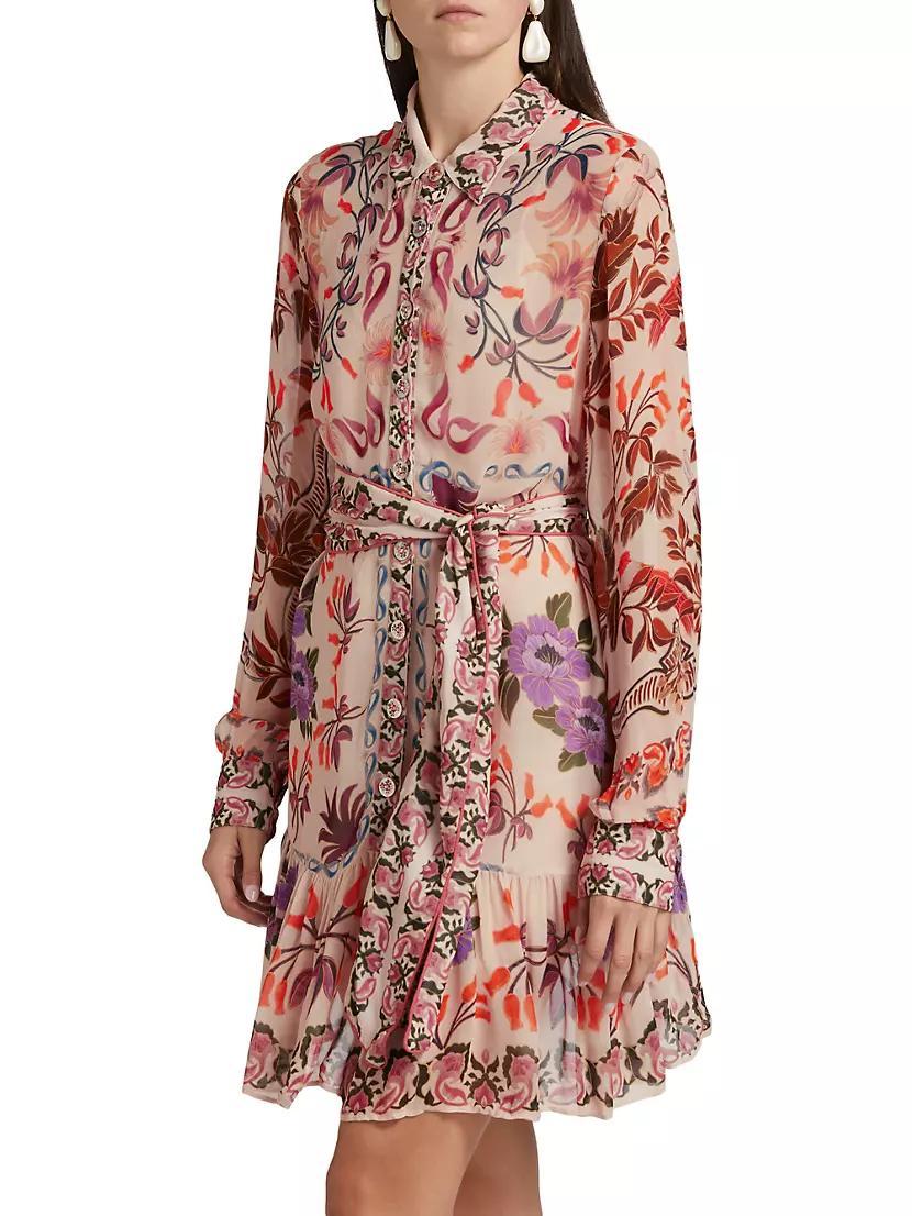 Winter Garden Belted Minidress Product Image