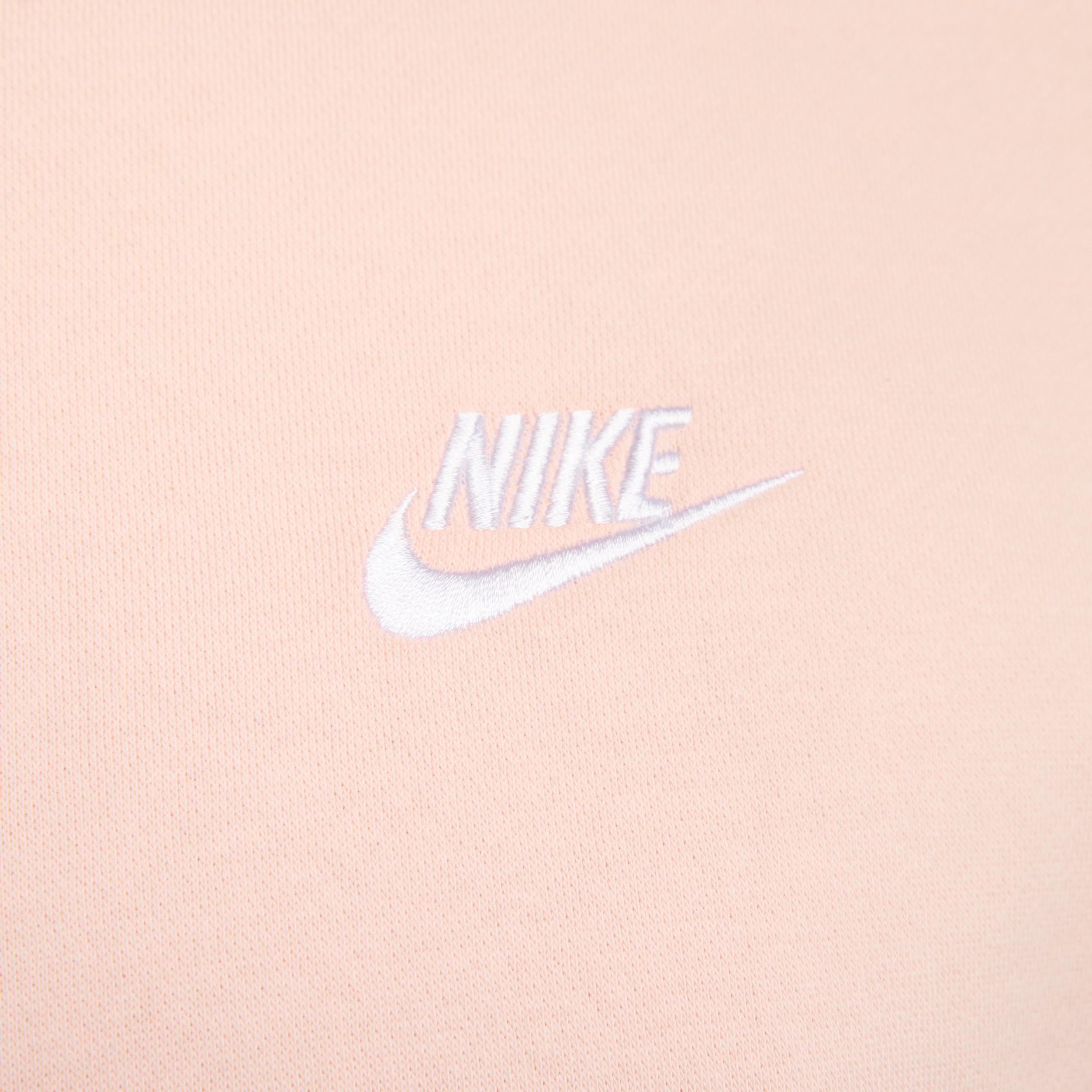 Men's Nike Club Fleece Crew, Size: XL, Brown Moon Product Image