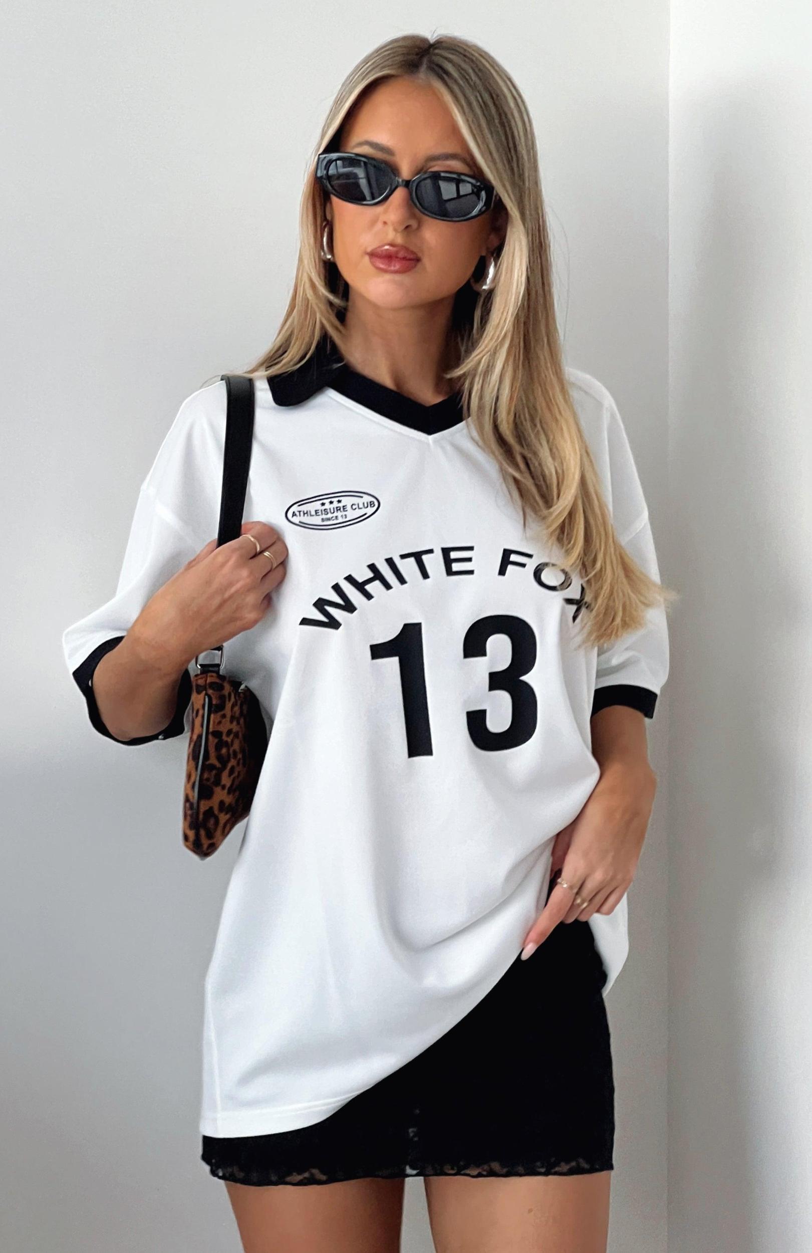 Take The Chance Oversized Jersey White Product Image