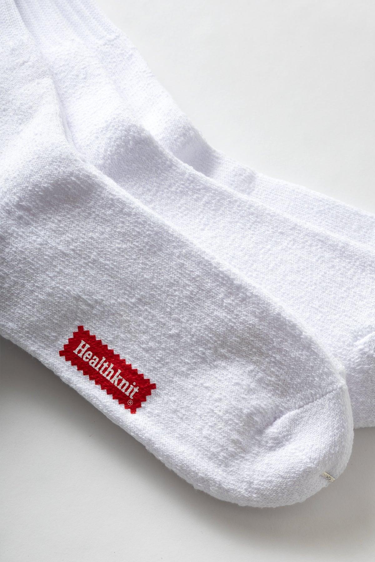 Healthknit - 3 Pack Crew Socks - White Product Image