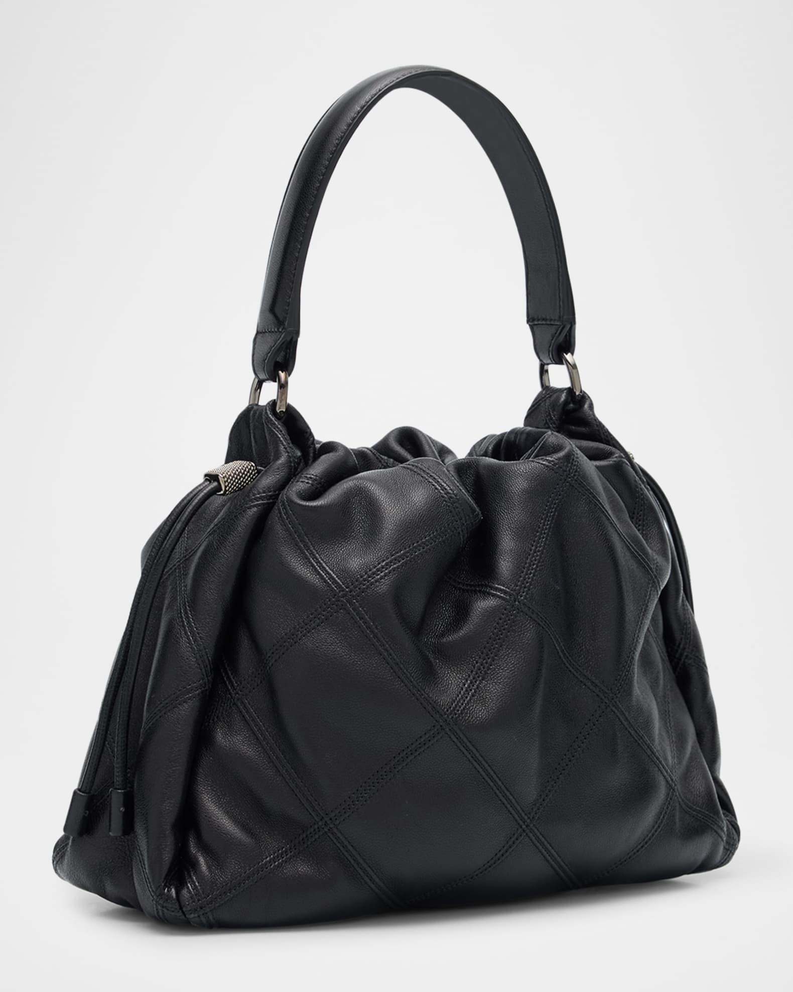 Small Quilted Leather Bucket Bag Product Image