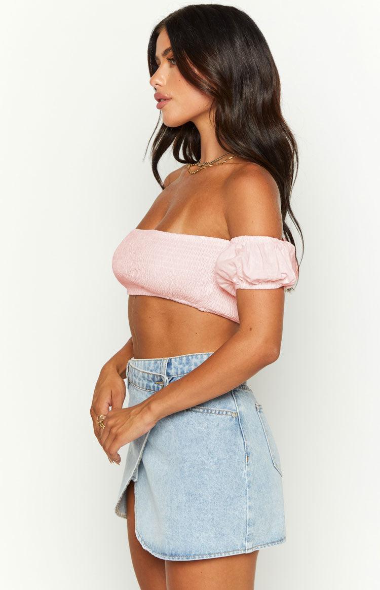 Molly Pink Crop Top Product Image
