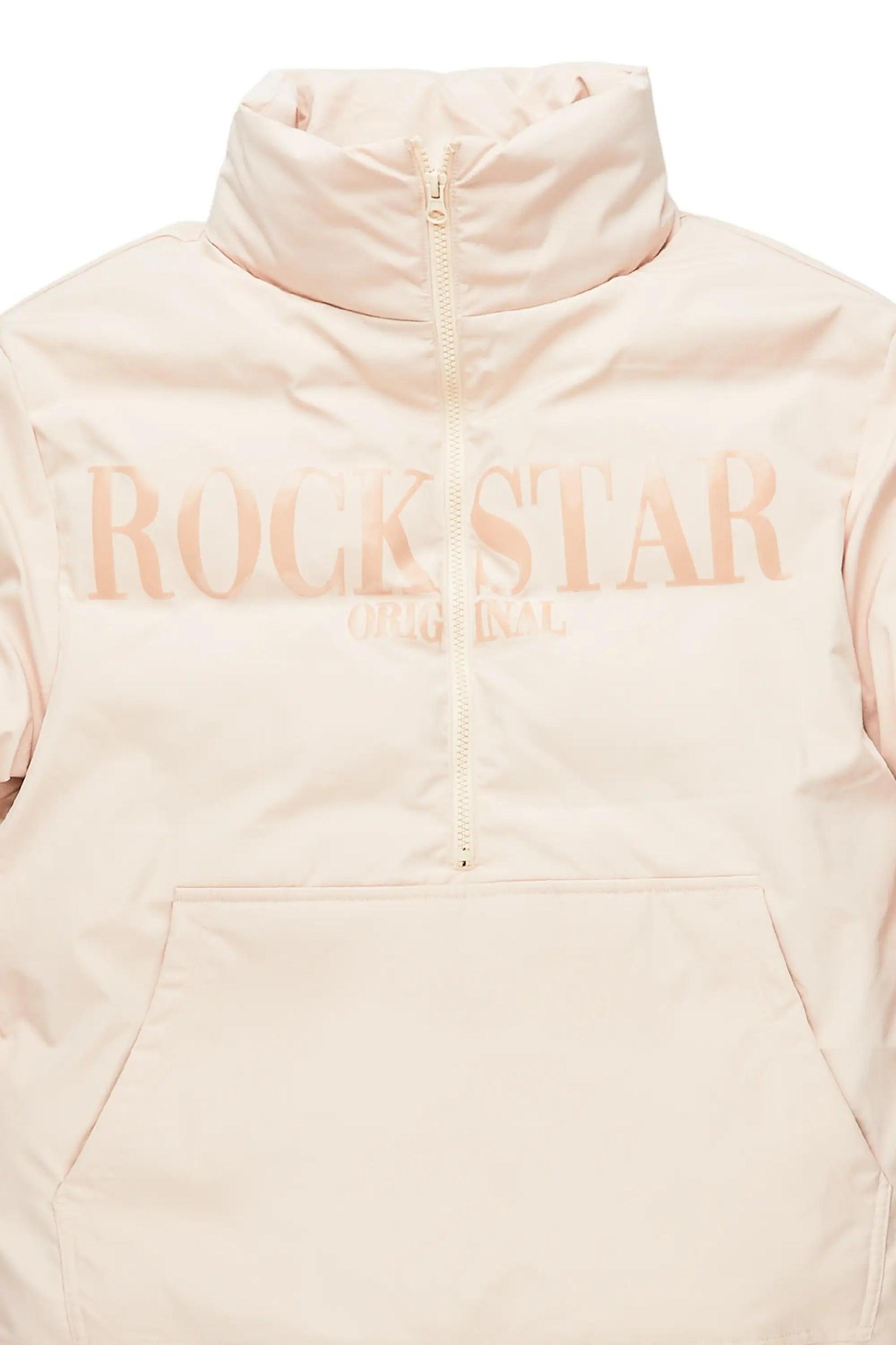Jon Beige Puffer Jacket Male Product Image