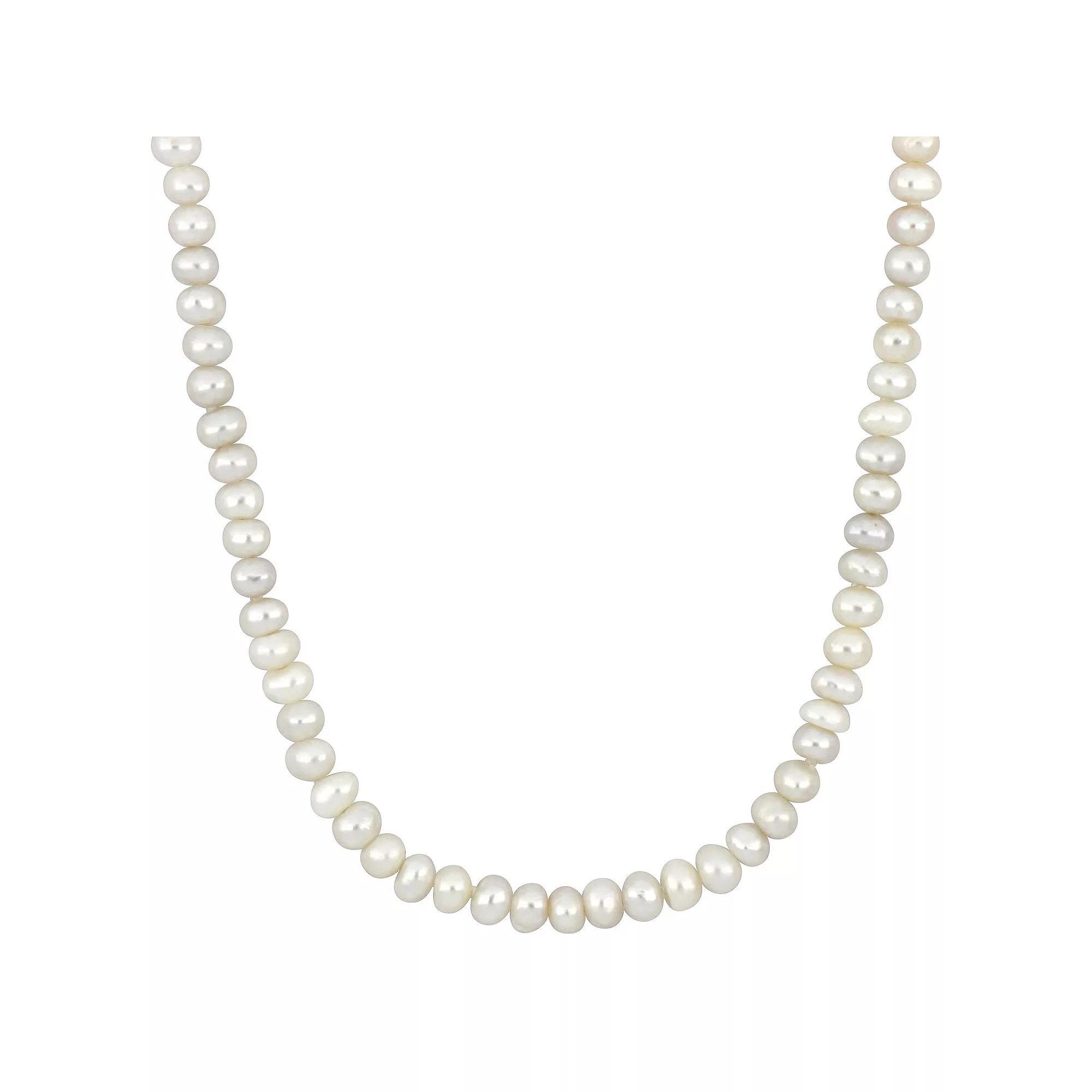 Stella Grace 14k Gold Freshwater Cultured Pearl Strand Necklace, Women's, Size: 10" Product Image