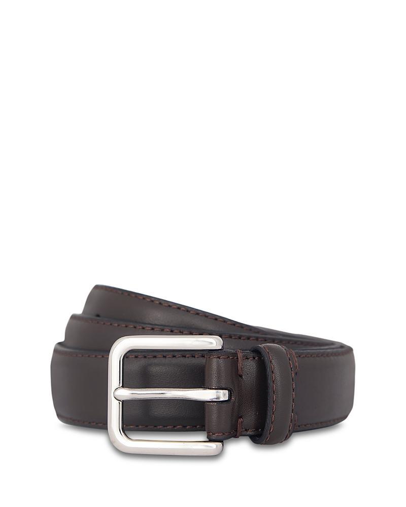 Vince Mens Stitched Leather Belt Product Image
