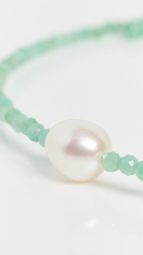 JIA JIA 14k Emerald Pearl Collar Necklace | Shopbop Product Image